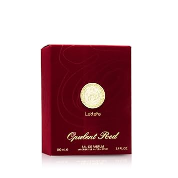 Lattafa Perfumes Opulent Red for Unisex Eau de Parfum Spray, 3.4 Ounce