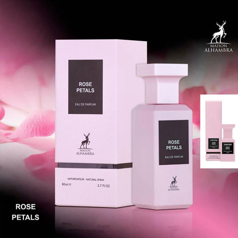Rose Petals by Maison Alhambra EDP Spray 2.7oz. For Women